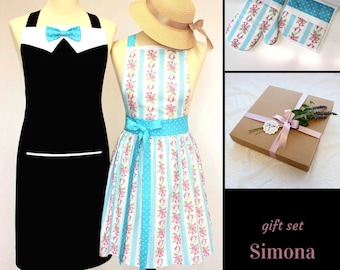 Apron gift set "Simona"