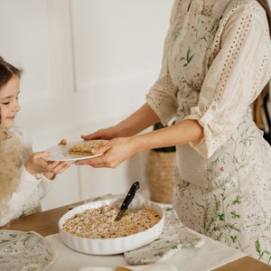 Comprar Babero para mujer Cómodo cocinero de cocina Floral Bolsillo Cocina  Restaurante Princesa Delantal