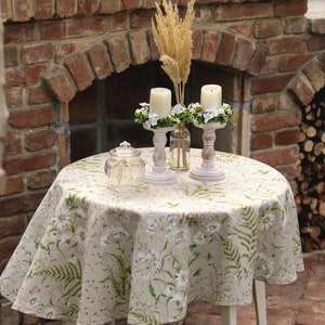 Round tablecloth Spring image 1
