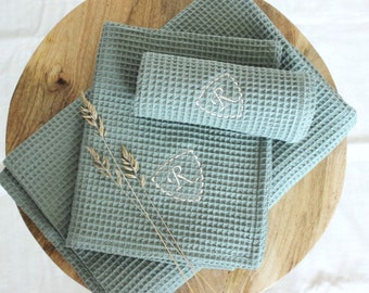 Monogrammed towel Gift set for HIM