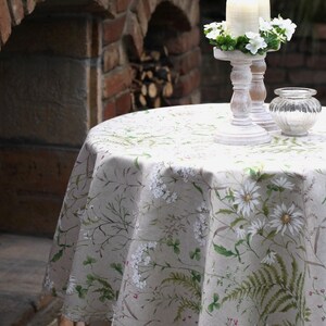 Round tablecloth Spring image 4