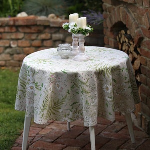 Round tablecloth Spring image 3