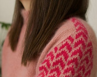 BREIPPATROON - Strilka Trui - PDF Breipatroon - Truipatroon - Truipatroon - Intarsia - Kleurwerk - Truipatroon