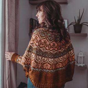 Cottage Swoncho - PDF Knitting Pattern