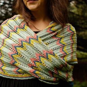 PDF KNITTING PATTERN - Foxy Sweater Scarf - knit pattern - scarf knitting - sweater knitting - easy knitting pattern