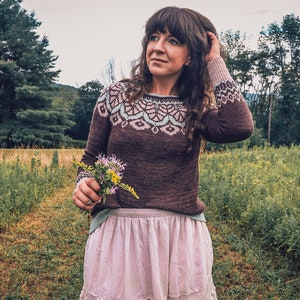 Calyx Sweater PDF Knitting Pattern