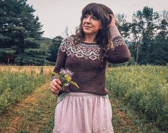 Calyx Sweater PDF Knitting Pattern