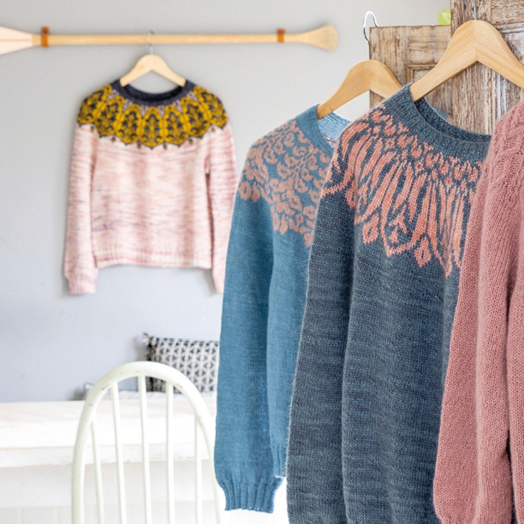 YOKE ヨーク Printed Cotton Cneck Sweater ?preset=lg