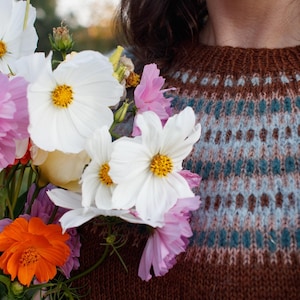 PDF Knitting Pattern - Brick Lane Sweater - Yoke Sweater - Sweater Pattern - Fair Isle Knitting Pattern - Jumper Pattern - Pullover Pattern