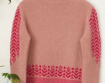 BREIEN PATROON - Strilka Trui - PDF Breipatroon - Truipatroon - Pulloverpatroon - Intarsia - Kleurwerk - Truipatroon