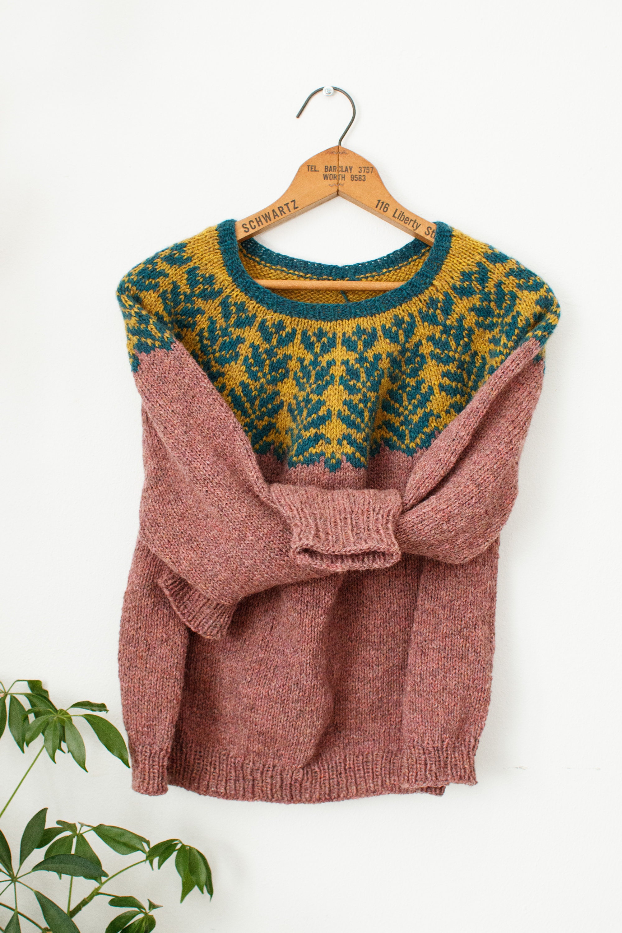 Only Yoking 12 Round Yoke Sweater Knitting Patterns, Colorwork