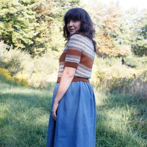 PDF Knitting Pattern - Brick Lane Sweater - Yoke Sweater - Sweater Pattern - Fair Isle Knitting Pattern - Jumper Pattern - Pullover Pattern