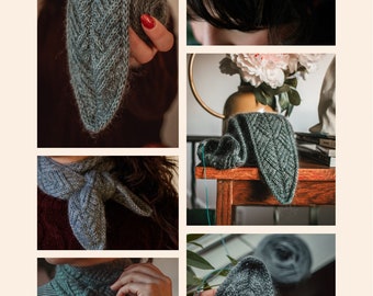 Distance Scarf PDF Knitting Pattern