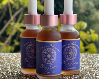 Blue Lotus Glycerite / Blue Lotus Extract / Blue Lotus Tincture / Alcohol free tincture / Third Eye Opener / Blue Lotus Elixir