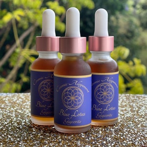 Blue Lotus Glycerite / Blue Lotus Extract / Blue Lotus Tincture / Alcohol free tincture / Third Eye Opener / Blue Lotus Elixir