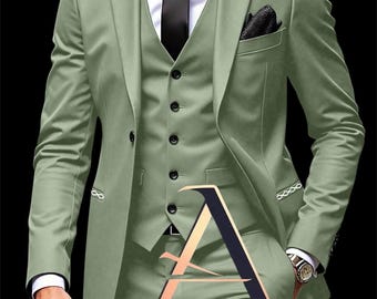 Green Tuxedo | Groom & Groomsmen Outfit