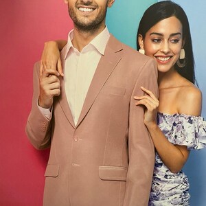Tweedelig slim-fit badstofpak: bal, verloving, jubileum