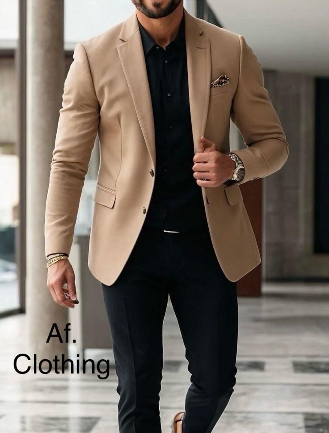 Coloured2 Black Peant 2pc Stylish Suit All Event Suit Formal Suit Gift