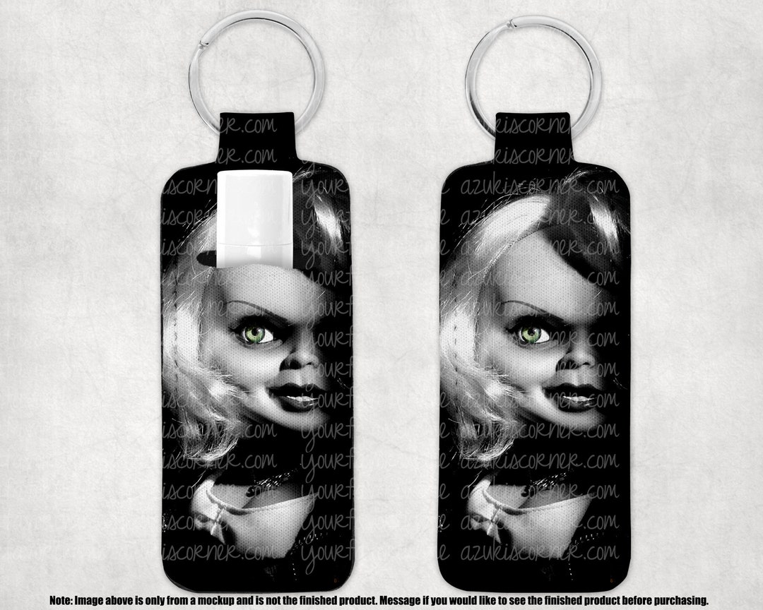 Horror Chapstick Keychain Holder, Movie Icon Keychain, Halloween Mashup ...