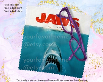 Horror Lens Cloth for Glasses & Screens - Movie Poster Inspired Glass Cleaning Cloth