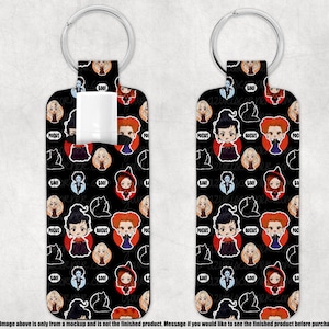 Witches, Halloween Horror Chapstick Keychain Holder (KC009)