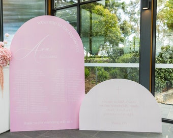 Personalised Foam Board Sign | Wedding | Engagement |Menu Card |Baby Shower |Birthday |Bridal Shower |Christening |Baptism |Save The Date