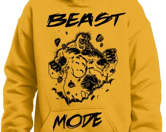 Beast Mode Hoodie | Etsy