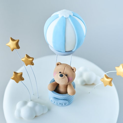 Bear in Hot Air Balloon Cake Topper Etsy