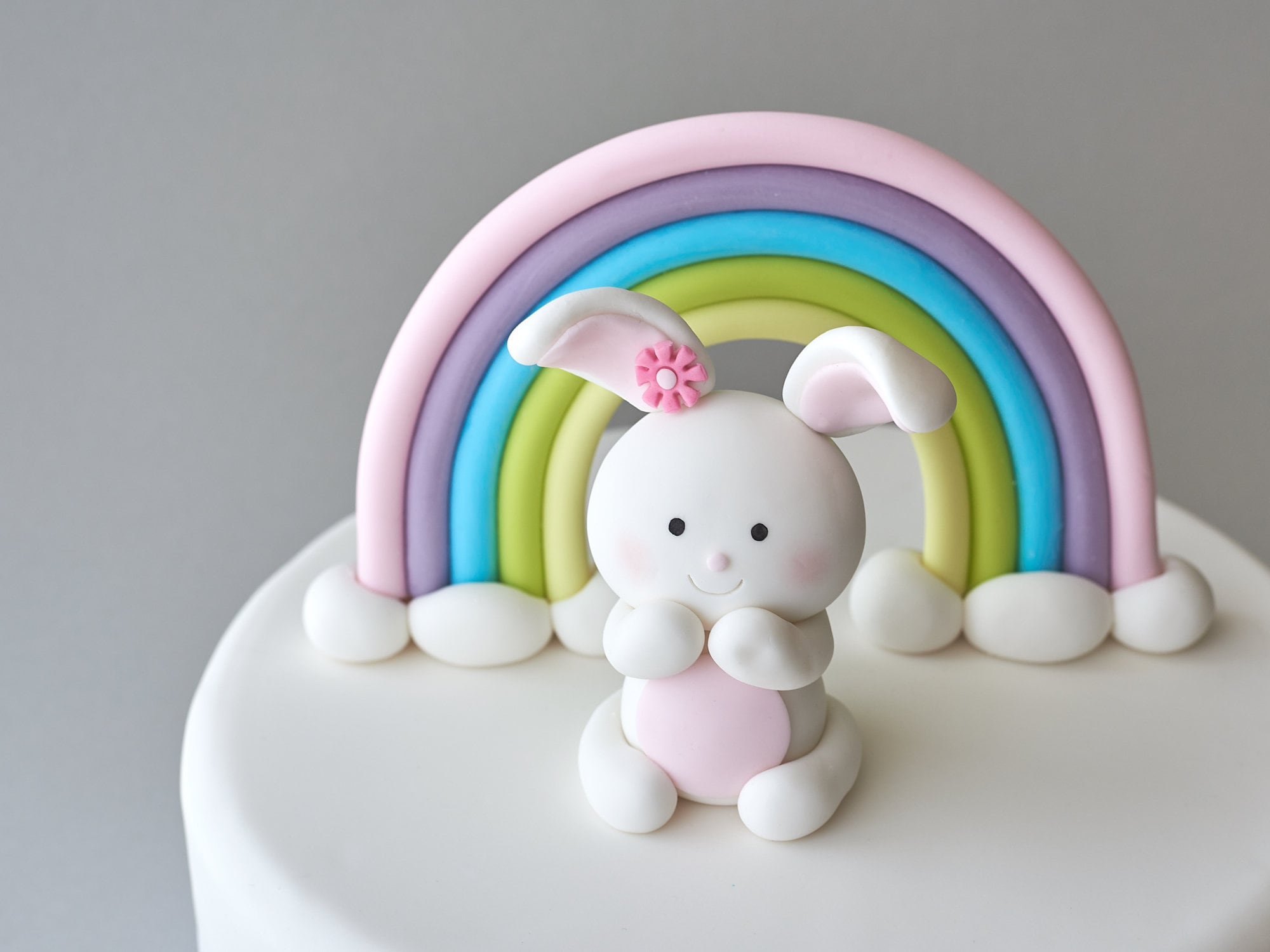Rainbow cake topper -  France