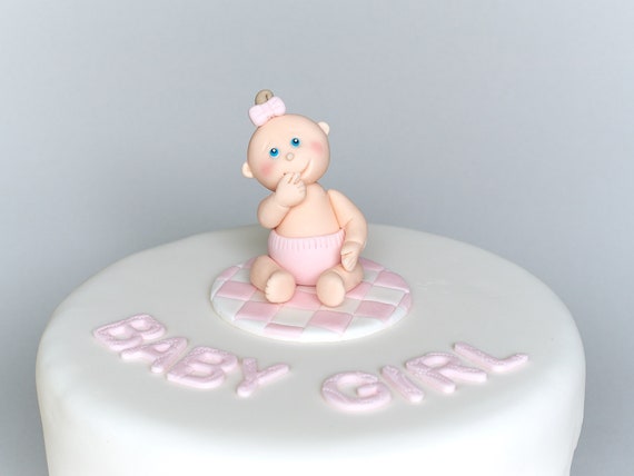 baby blocks cake topper