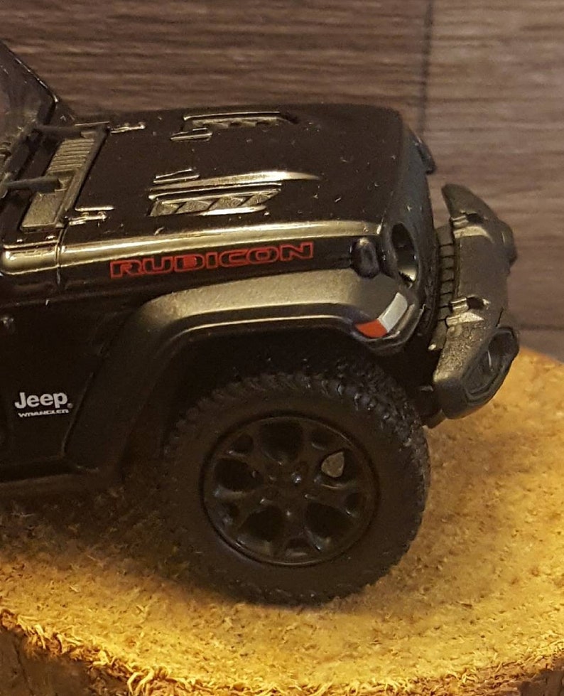 Black Jeep Wrangler Rubicon JL Christmas Ornament With Tree Etsy