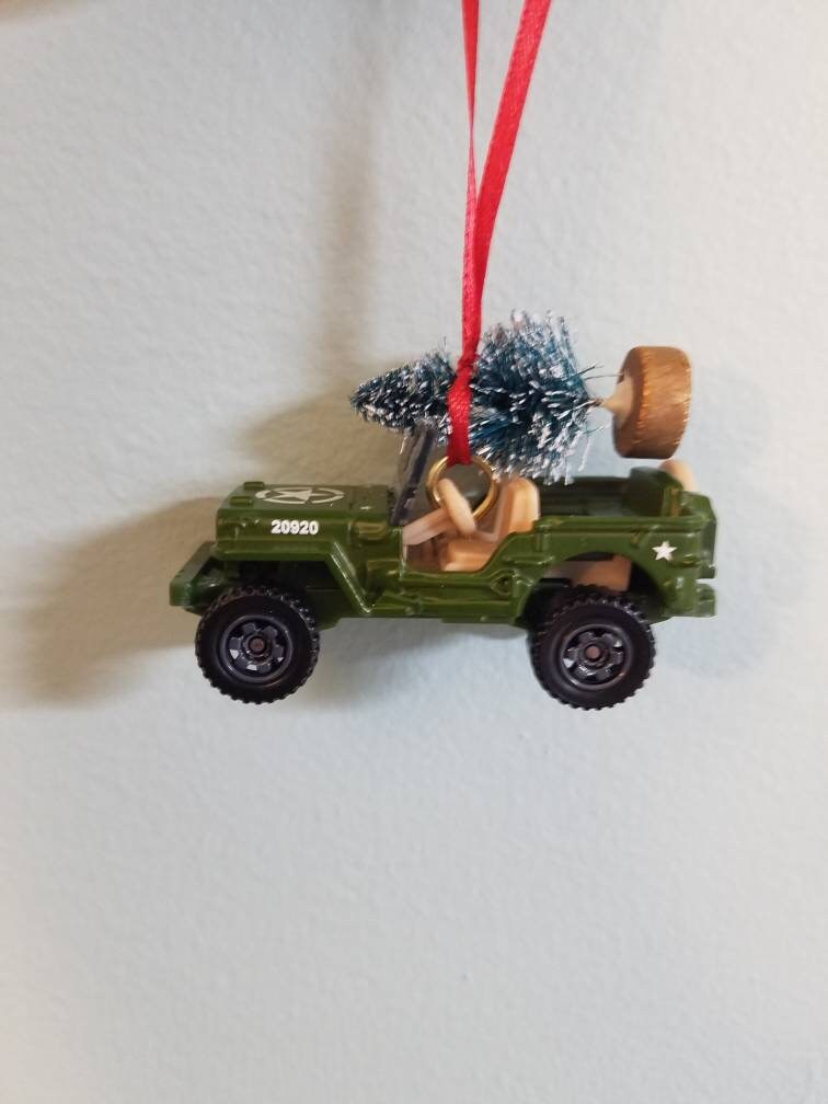 1943 Jeep Willys Anniversary Edition Christmas Tree Ornament Etsy