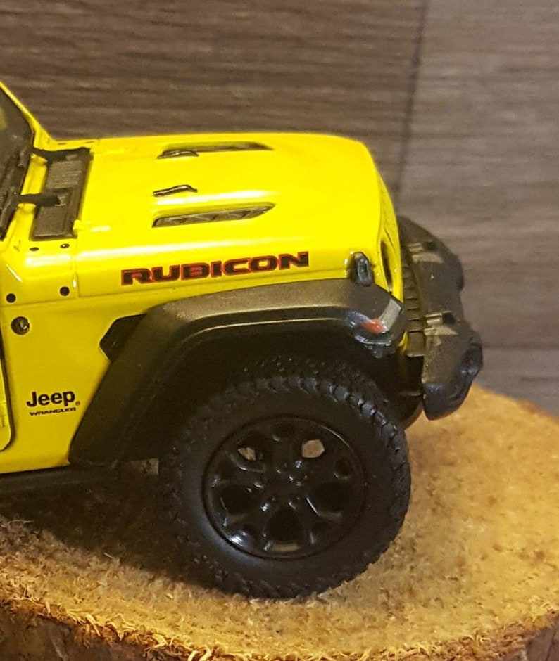 Jeep Wrangler JL Rubicon Yellow Christmas Ornament Etsy