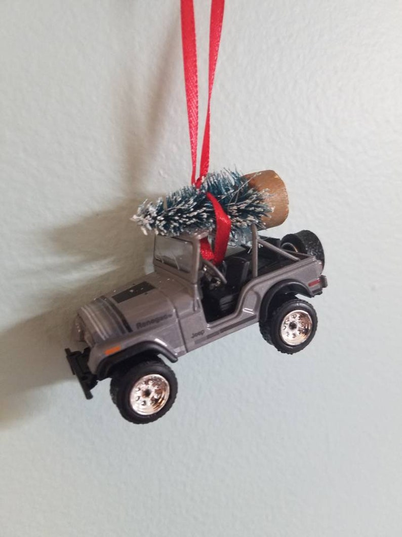 Jeep CJ5 Christmas Tree Ornament Etsy