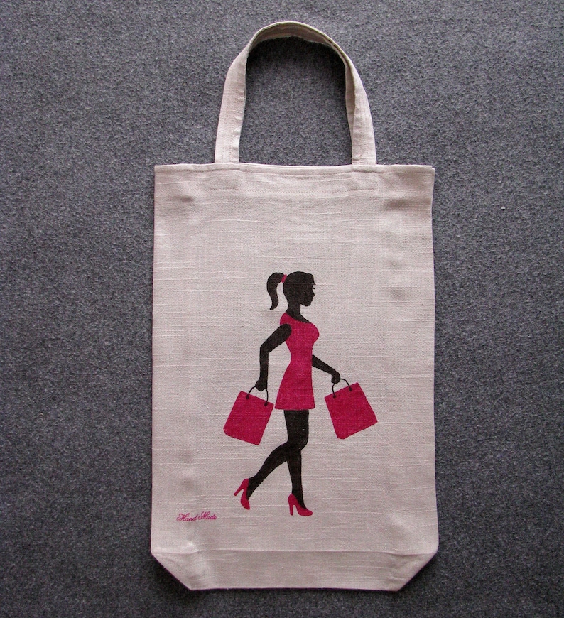 Market Bag with a print body positive art