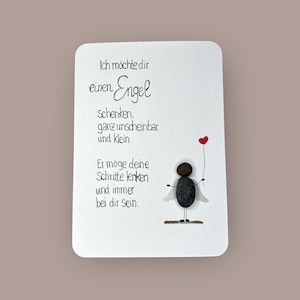 Karte handgeschrieben - Engel - Schutzengel - PERSONALISIERT - Geschenk - Konfirmation - Kommunion - Taufe - Geburt - Kirche - Glück