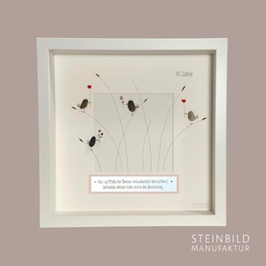 Steenbeeld - Leuk dat je bestaat - SPATZENBANDE - gepersonaliseerd - bruiloft - liefde - koppel - vriendschap - cadeau - riet - hart