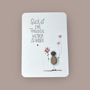 Karte handgeschrieben - Glück - Freundschaft - PERSONALISIERT - Lieblingsmensch - Geschenk - Happy Birthday - Herzlichen Glückwunsch