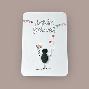 Karte handgeschrieben - Herzlichen Glückwunsch - PERSONALISIERT - Happy Birthday - Geschenk - Geburtstag - Freundschaft - Familie - Prüfung