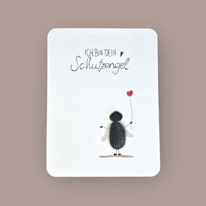 Karte handgeschrieben - Engel - Schutzengel - PERSONALISIERT - Geschenk - Konfirmation - Kommunion - Taufe - Kirche - Glück