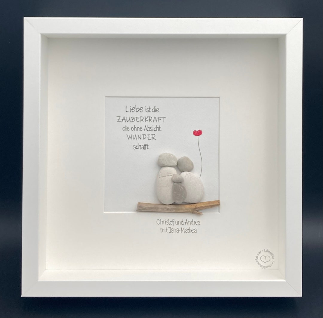 Steinbild liebe Ist Die Zauberkraft Die Ohne Absicht Etsy
