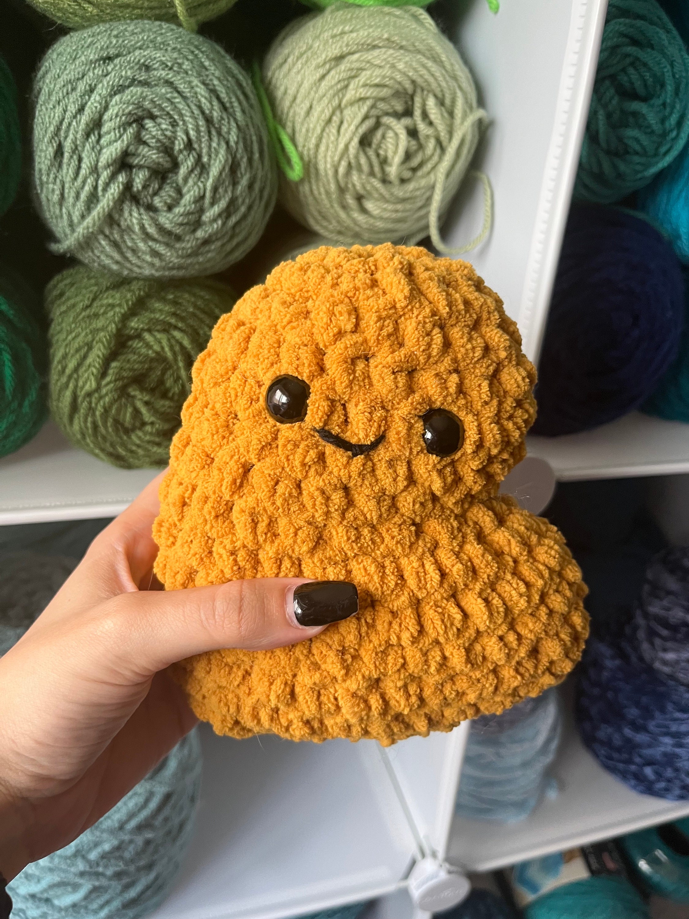  Handmade Crochet Personalized Positive Chicken Nugget
