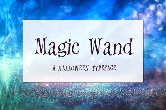 magic wand font