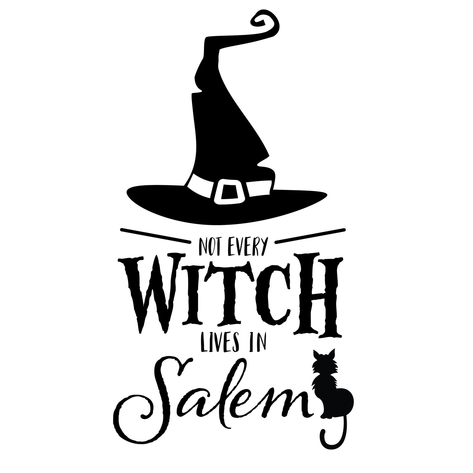 Not Every Witch Lives in Salem Halloween Print/ Halloween - Etsy