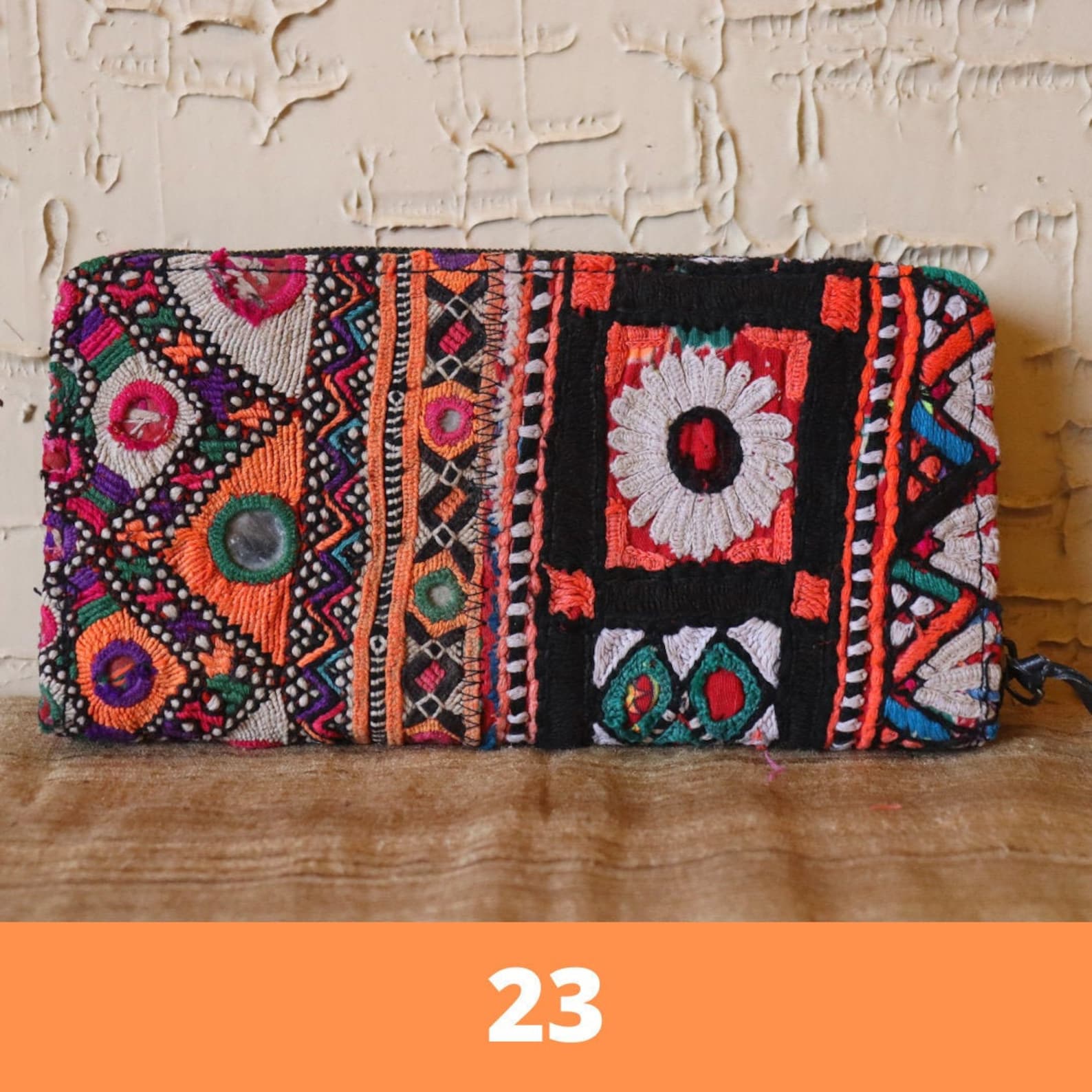 Boho wallet Women's wallet Fabric wallet Boho clutch Etsy