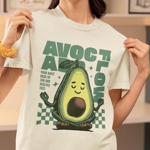 Avocado Flow T-Shirt: Fun Unisex Tee - Foodie Gift