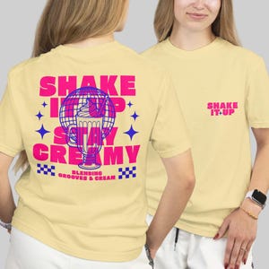 Milkshake T-Shirt: Vibrant &#39;Shake It Up&#39; Unisex Tee - Foodie Gift