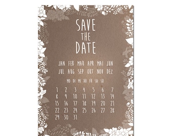 50 Save the Data Cards, Save the Date Cards, Invitation, Invitation Cards, Appointment Announcement, Invitation Wedding, Invitation Birthday