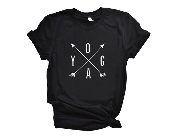 Y23 Women/'s Yoga top Live2Inspire Yoga Poses Heart Ladies Mens Yoga T Shirt