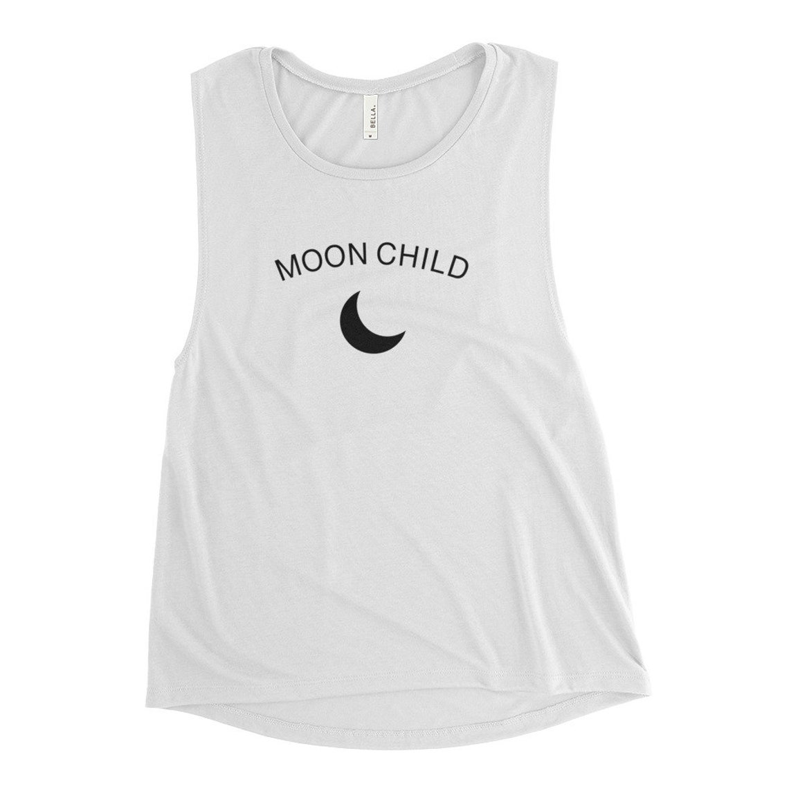 Moon Child Tank Top Muscle Tank Sleeveless Tops and Tees | Etsy